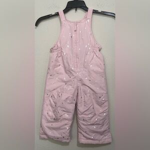 Gymboree Pink Overalls with Heart Design